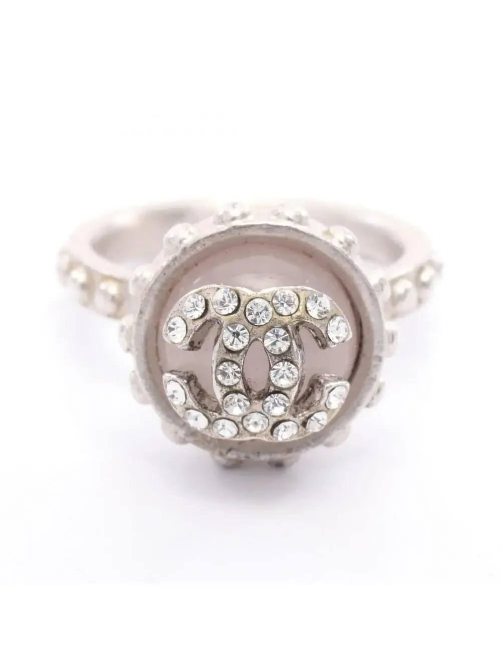 Chanel Cc Logo Ring Sterling Silver #246672C73B